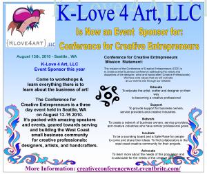K-Love4art, LLC Event Sponsor